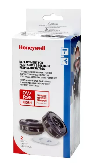 Honeywell OV/R95 Replacement Kit (2 Cartridges, 2 N95 Filters)