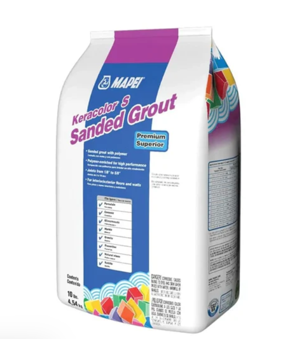 Mapei Sanded Grout 25lbs / Alabaster