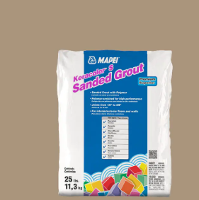 Mapei Sanded Grout 25lbs / Chamois