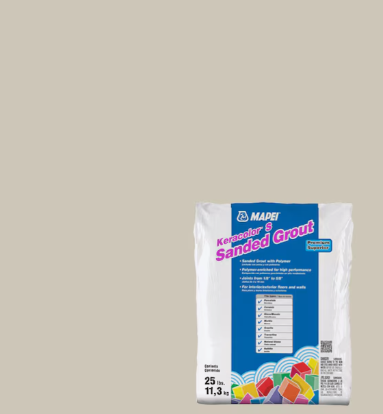 Mapei Sanded Grout 25lbs/Biscuit