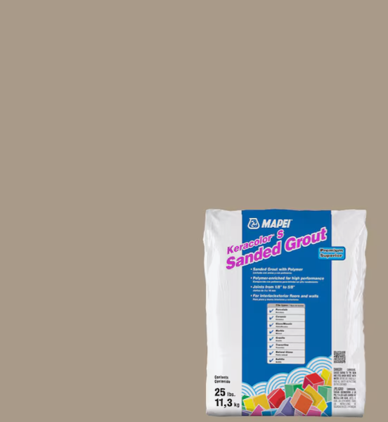 Mapei Sanded Grout 25lbs/Navajo Brown