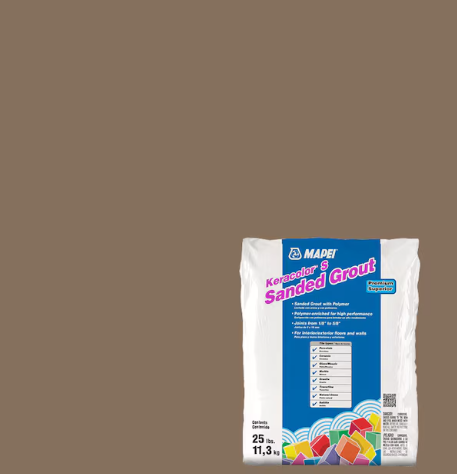 Mapei Sanded Grout 25lbs/Mocha