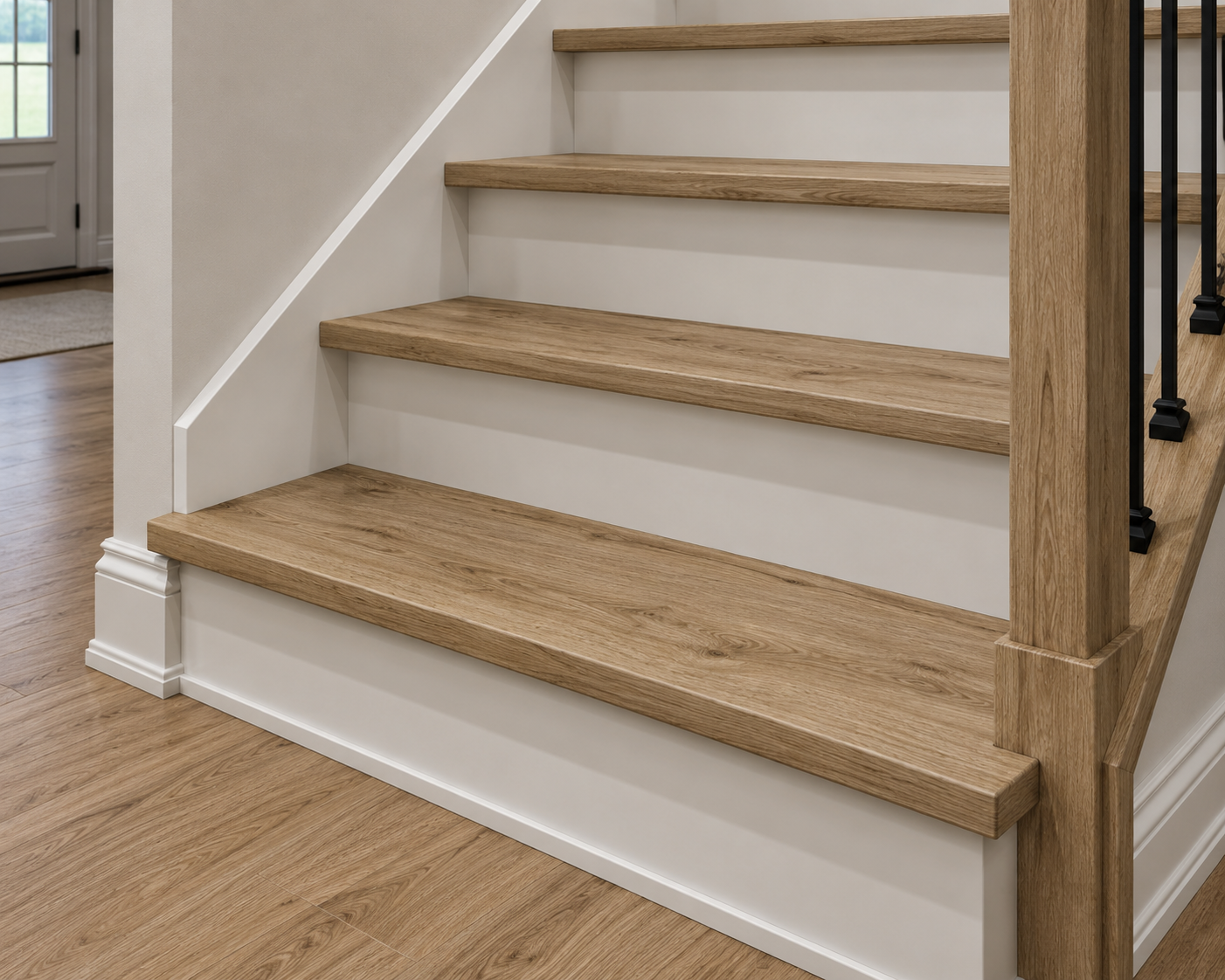 SPC Stair Tread Square with Return - Arizona