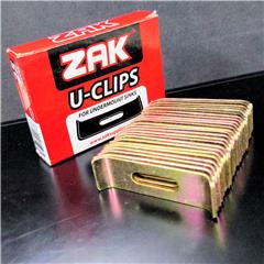 Steel Sink U-Clip 25ct
