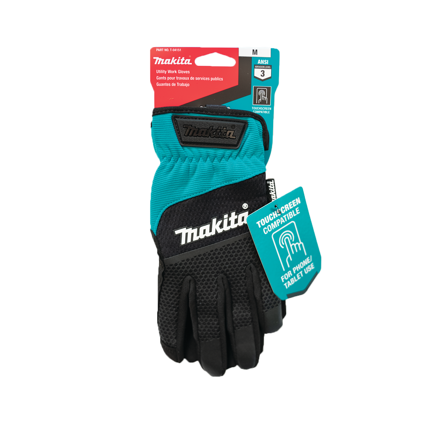 Open Cuff Flexible Protection Utility Work Gloves Medium