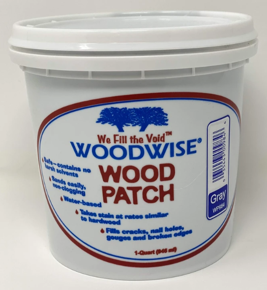 1 QT Woodwise Wood Filler Wood Patch Gray