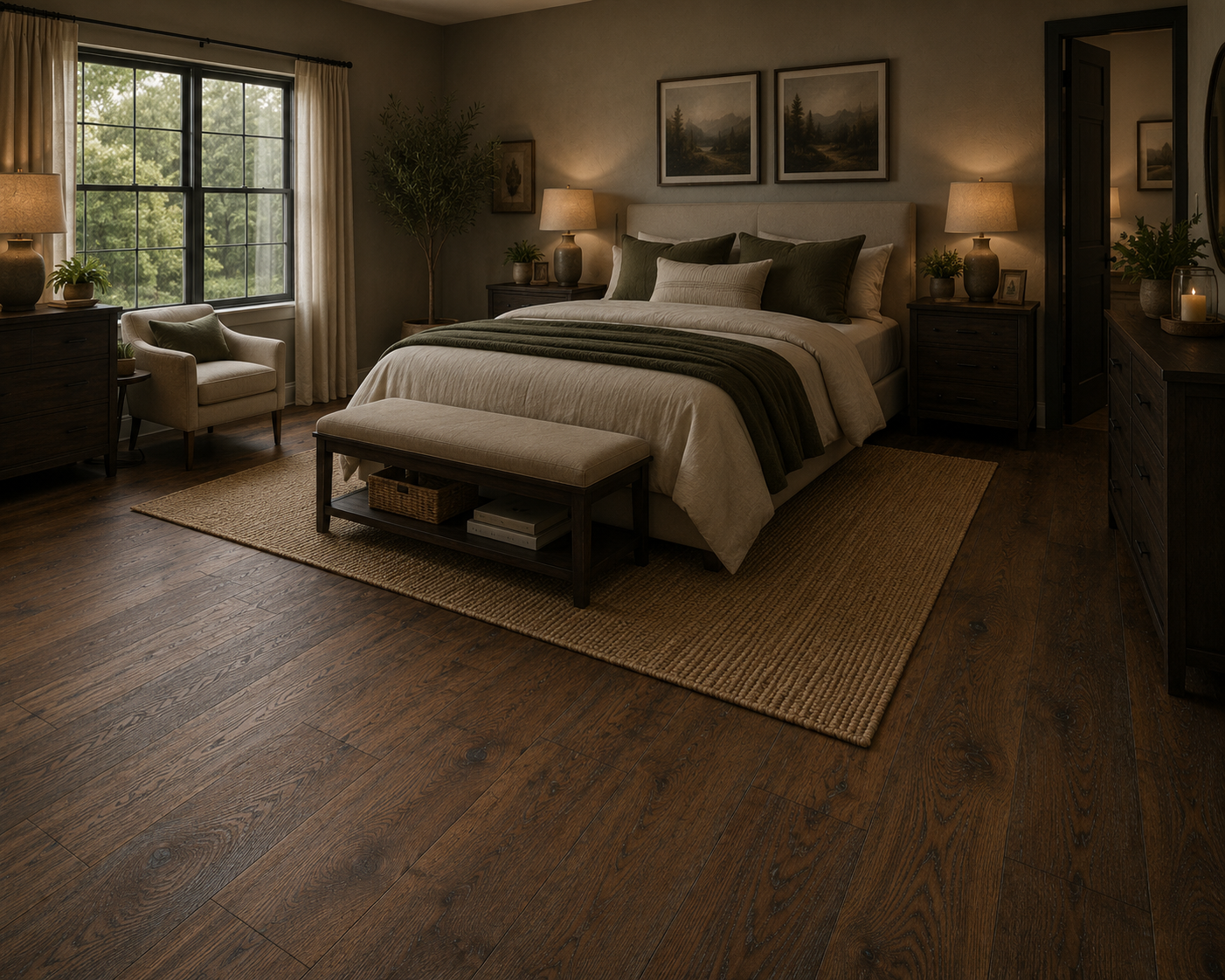 Azalea Lane Windsor Park Engineered Hardwood Flooring Smokey Ash 6-1/2 in