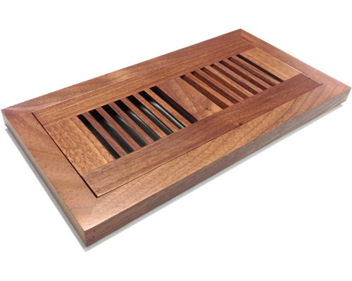 Black Walnut Flush Mount Vent 4 in x 10 in