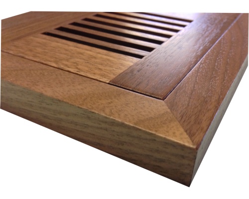 Black Walnut Flush Mount Vent 4 in x 12 in