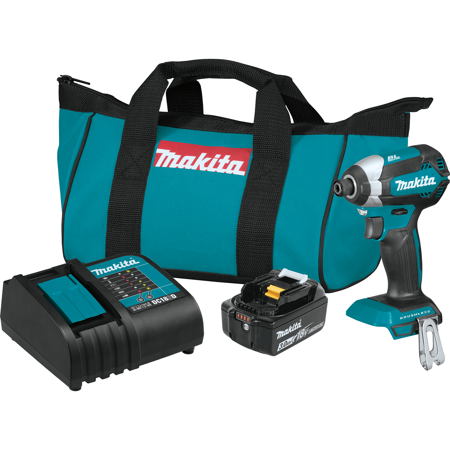 Makita 18V LXT Brushless Cordless Impact Driver Kit 3.0Ah